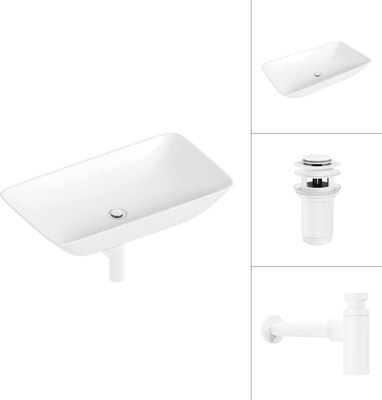 Умывальник Lauter 21886 + клапан 21190W + сифон 21635W - фото