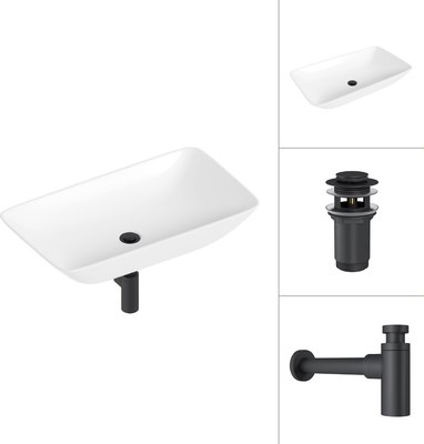 Умывальник Lauter 21886 + клапан 21190B + сифон 21635B - фото