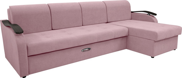 Диван угловой Сириус Лидер-2 c оттоманкой ППУ 290x165 - фото