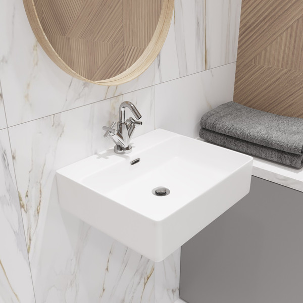 Умывальник Lauter 21478 + клапан 21190W + сифон 21635W