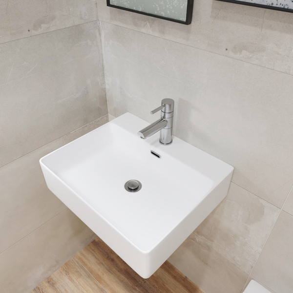 Умывальник Lauter 21478 + клапан 21190W + сифон 21635W