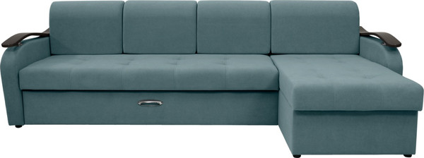 Диван угловой Сириус Лидер-2 c оттоманкой ППУ 290x165