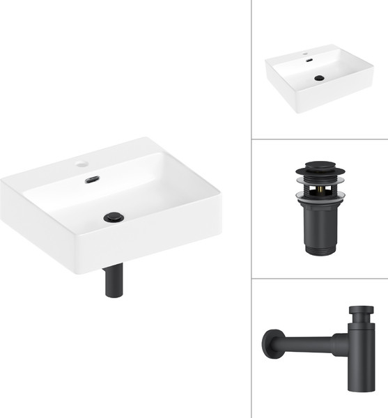 Умывальник Lauter 21478 + клапан 9229832 + сифон 21635B - фото