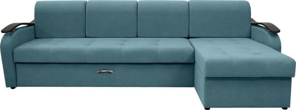 Диван угловой Сириус Лидер-2 c оттоманкой ППУ 290x165