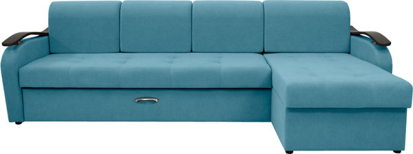 Диван угловой Сириус Лидер-2 c оттоманкой ППУ 290x165