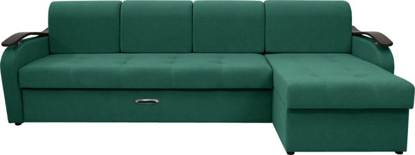 Диван угловой Сириус Лидер-2 c оттоманкой ППУ 290x165