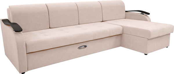 Диван угловой Сириус Лидер-2 с оттоманкой НПБ 290x165 - фото