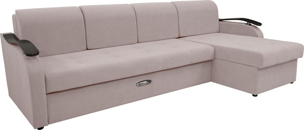 Диван угловой Сириус Лидер-2 с оттоманкой НПБ 290x165 - фото