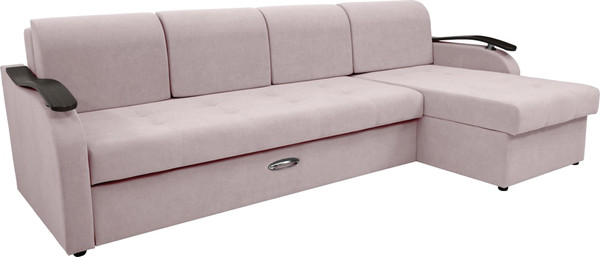 Диван угловой Сириус Лидер-2 с оттоманкой НПБ 290x165 - фото