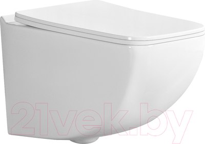 Унитаз подвесной с инсталляцией Saniteco KW-99048 + 525 040000 + L3 040013