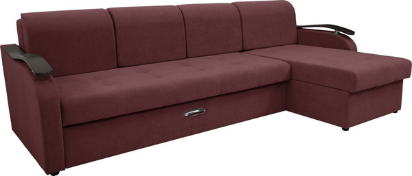 Диван угловой Сириус Лидер-2 с оттоманкой НПБ 290x165 - фото