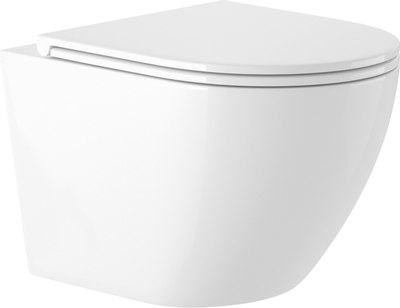 Унитаз подвесной с инсталляцией Saniteco KW-9003W + 525 040000 + L3 040013