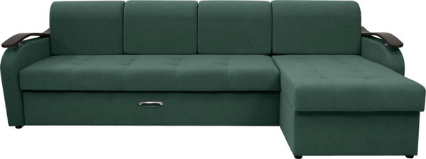 Диван угловой Сириус Лидер-2 с оттоманкой НПБ 290x165