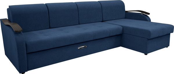 Диван угловой Сириус Лидер-2 с оттоманкой НПБ 290x165 - фото