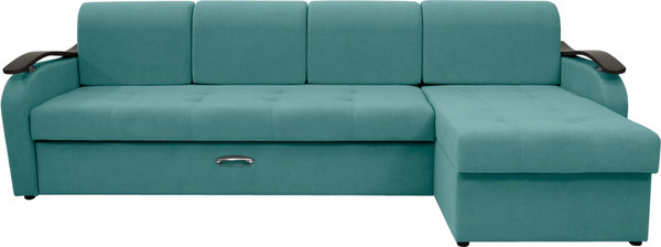 Диван угловой Сириус Лидер-2 с оттоманкой НПБ 290x165