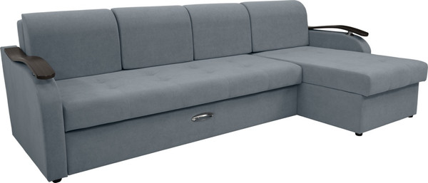 Диван угловой Сириус Лидер-2 с оттоманкой НПБ 290x165 - фото