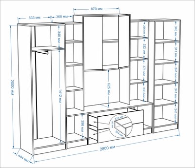 Стенка Евва Престиж / АЭП Ш1.01