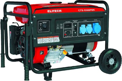 Бензиновый генератор Elitech СГБ 6500РМК  / 205551 - фото