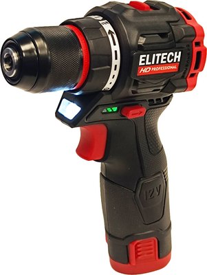 Аккумуляторная дрель-шуруповерт Elitech CD 12L2 / 205713 - фото