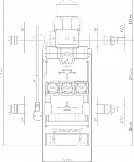 Поверхностный насос Джилекс Комфорт Про 80/40 / 4004