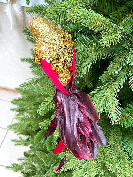 Елочная игрушка Shishi Птица / 49517