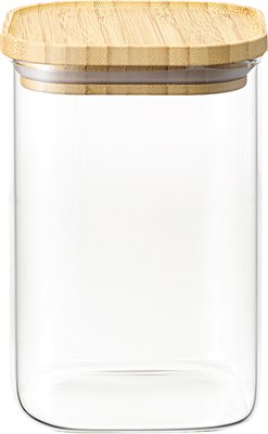 Емкость для хранения Smart Solutions Glass Bamboo / SS0000160 - фото