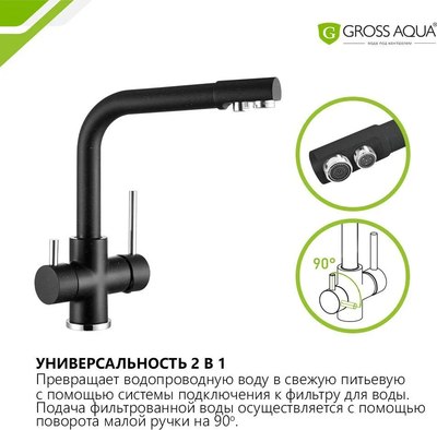 Смеситель Gross Aqua Ecolife 3120609GrB