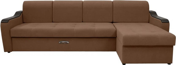 Диван угловой Сириус Лидер-3 с оттоманкой ППУ 300x165