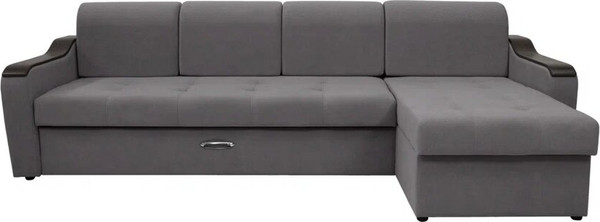 Диван угловой Сириус Лидер-3 с оттоманкой ППУ 300x165