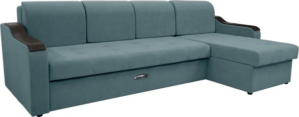 Диван угловой Сириус Лидер-3 с оттоманкой ППУ 300x165 - фото