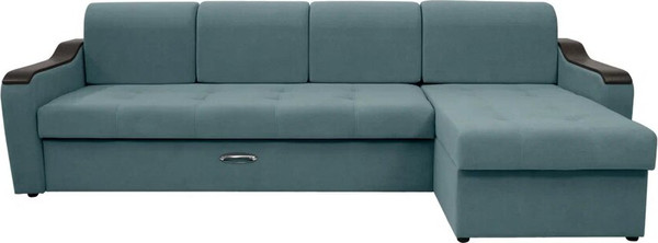 Диван угловой Сириус Лидер-3 с оттоманкой ППУ 300x165