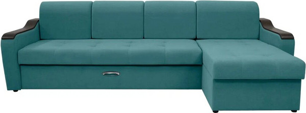 Диван угловой Сириус Лидер-3 с оттоманкой ППУ 300x165