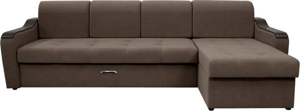 Диван угловой Сириус Лидер-3 с оттоманкой ППУ 300x165