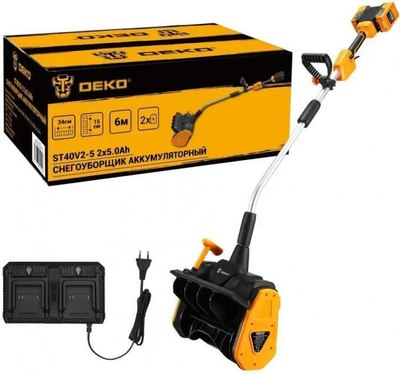 Снегоуборщик аккумуляторный Deko ST40V2-5 / 083-4443