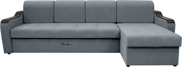 Диван угловой Сириус Лидер-3 с оттоманкой ППУ 300x165