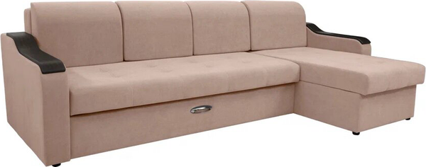 Диван угловой Сириус Лидер-3 с оттоманкой НПБ 300x165 - фото