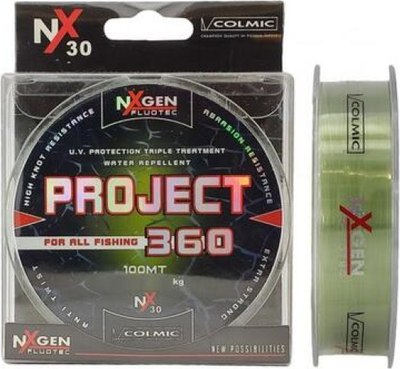 Леска монофильная Colmic Project 100mt - 0.14 / NYPR10014