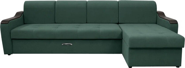 Диван угловой Сириус Лидер-3 с оттоманкой НПБ 300x165