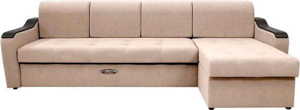 Диван угловой Сириус Лидер-3 с оттоманкой НПБ 300x165