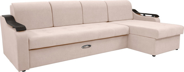 Диван угловой Сириус Лидер-4 с оттоманкой ППУ 300x165 - фото