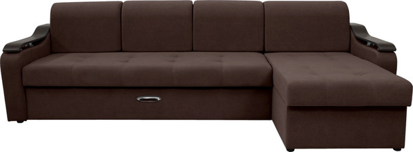 Диван угловой Сириус Лидер-4 с оттоманкой ППУ 300x165