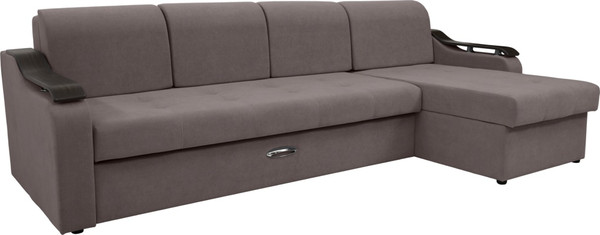 Диван угловой Сириус Лидер-4 с оттоманкой ППУ 300x165 - фото