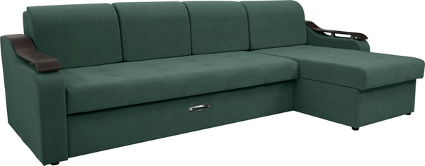 Диван угловой Сириус Лидер-4 с оттоманкой ППУ 300x165 - фото