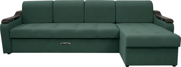 Диван угловой Сириус Лидер-4 с оттоманкой ППУ 300x165