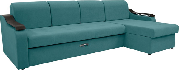 Диван угловой Сириус Лидер-4 с оттоманкой ППУ 300x165 - фото