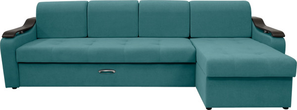 Диван угловой Сириус Лидер-4 с оттоманкой ППУ 300x165