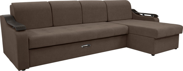 Диван угловой Сириус Лидер-4 с оттоманкой ППУ 300x165 - фото