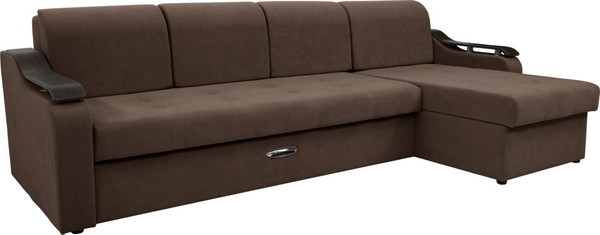 Диван угловой Сириус Лидер-4 с оттоманкой ППУ 300x165 - фото