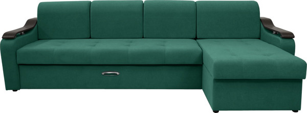 Диван угловой Сириус Лидер-4 с оттоманкой ППУ 300x165