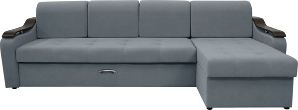 Диван угловой Сириус Лидер-4 с оттоманкой ППУ 300x165